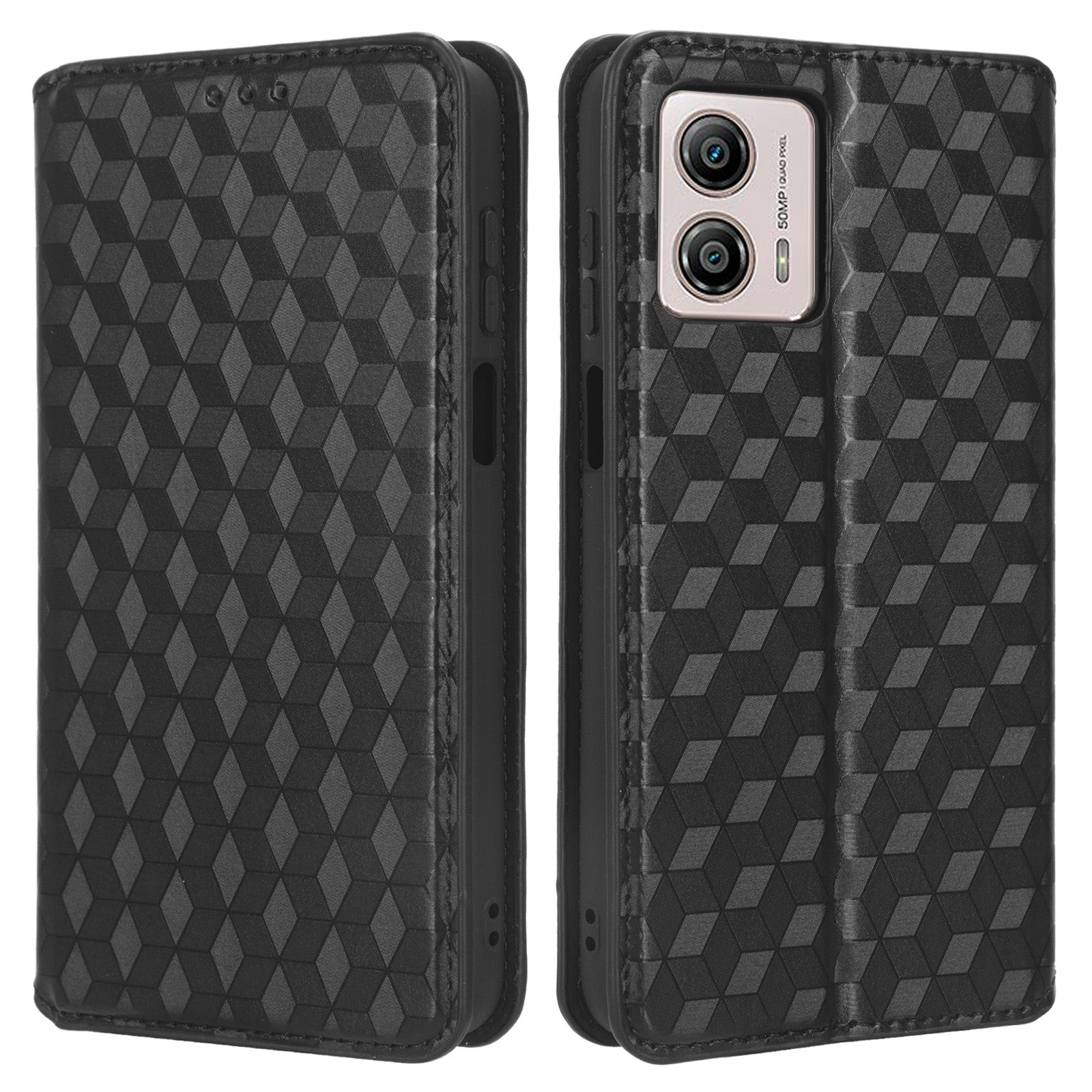 For Motorola Moto G73 5G Imprinted Rhombus Phone Case Pattern PU Leather Wallet Stand Cover For Motorola Moto G73 5G Imprinted Rhombus Phone Case Pattern PU Leather Wallet Stand Cover